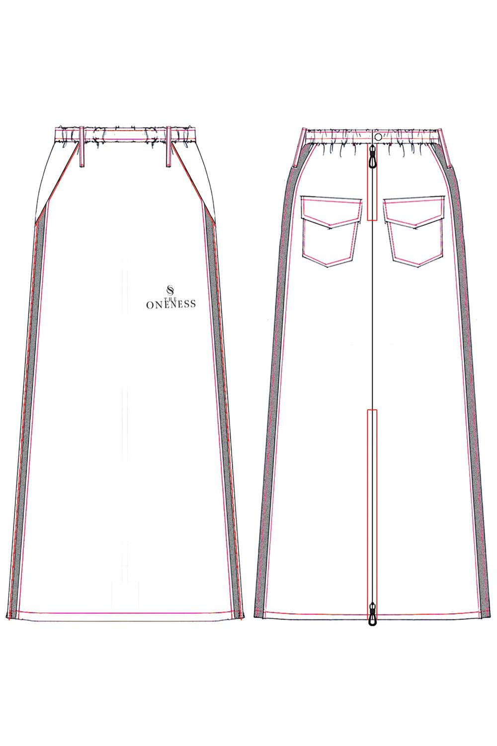 Line Skirt / ライン スカート