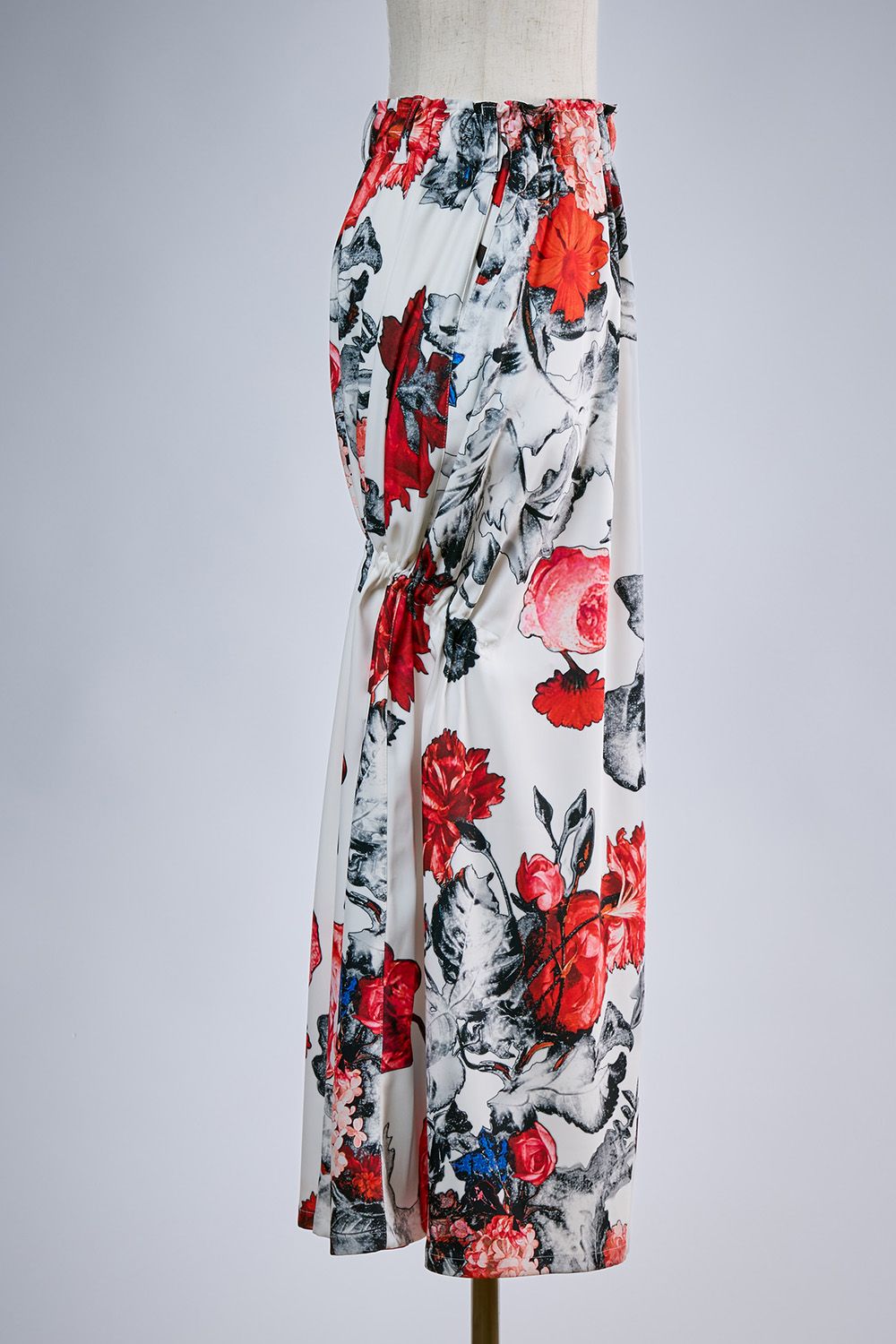 THE ONENESS-FLORA Shirring Skirt / ザワンネス フローラ シャーリング スカート