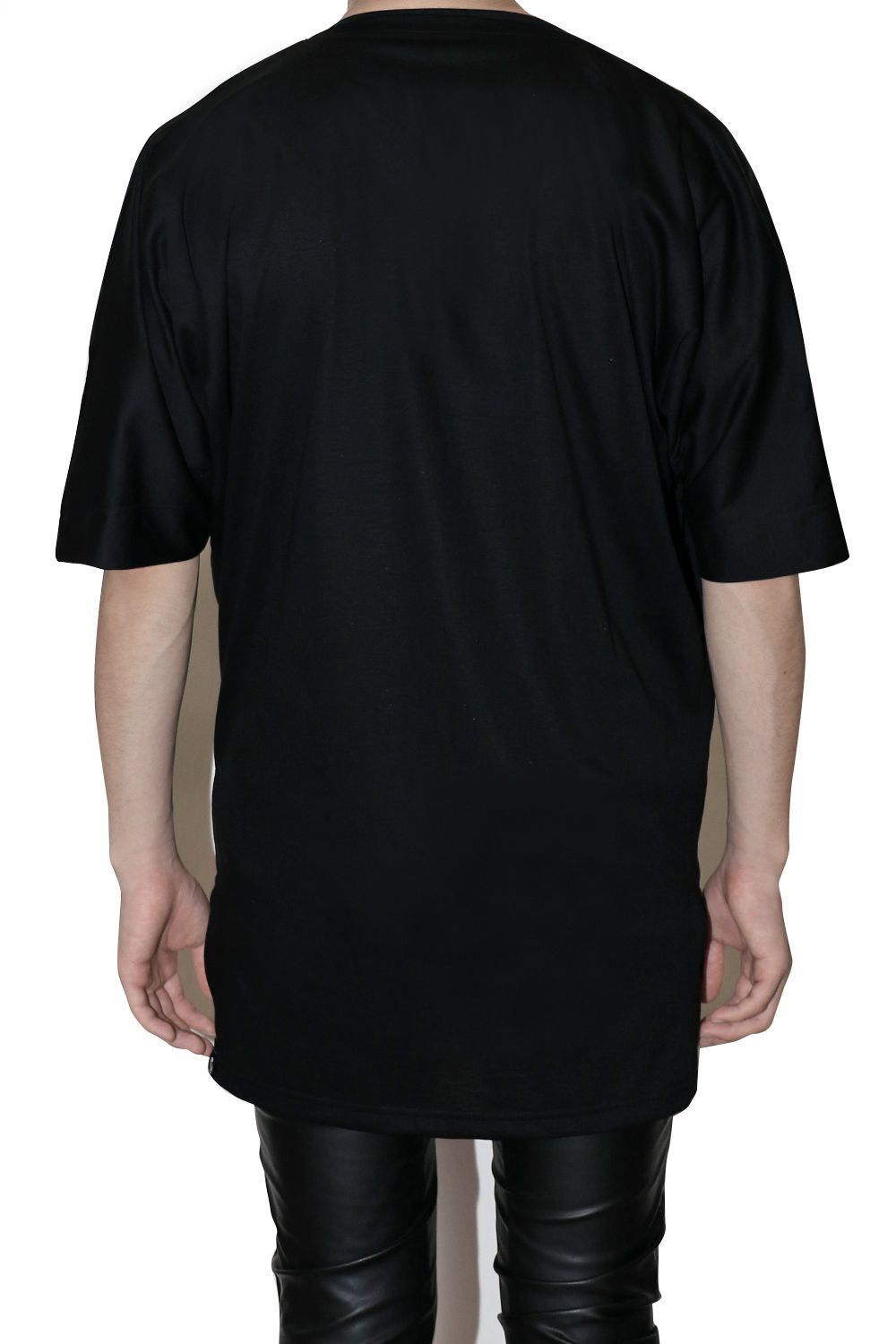 Viscose Organic Frill V Dolman T-Shirt / ヴィスコース オーガニック フリル ブイ ドルマン ティー シャツ