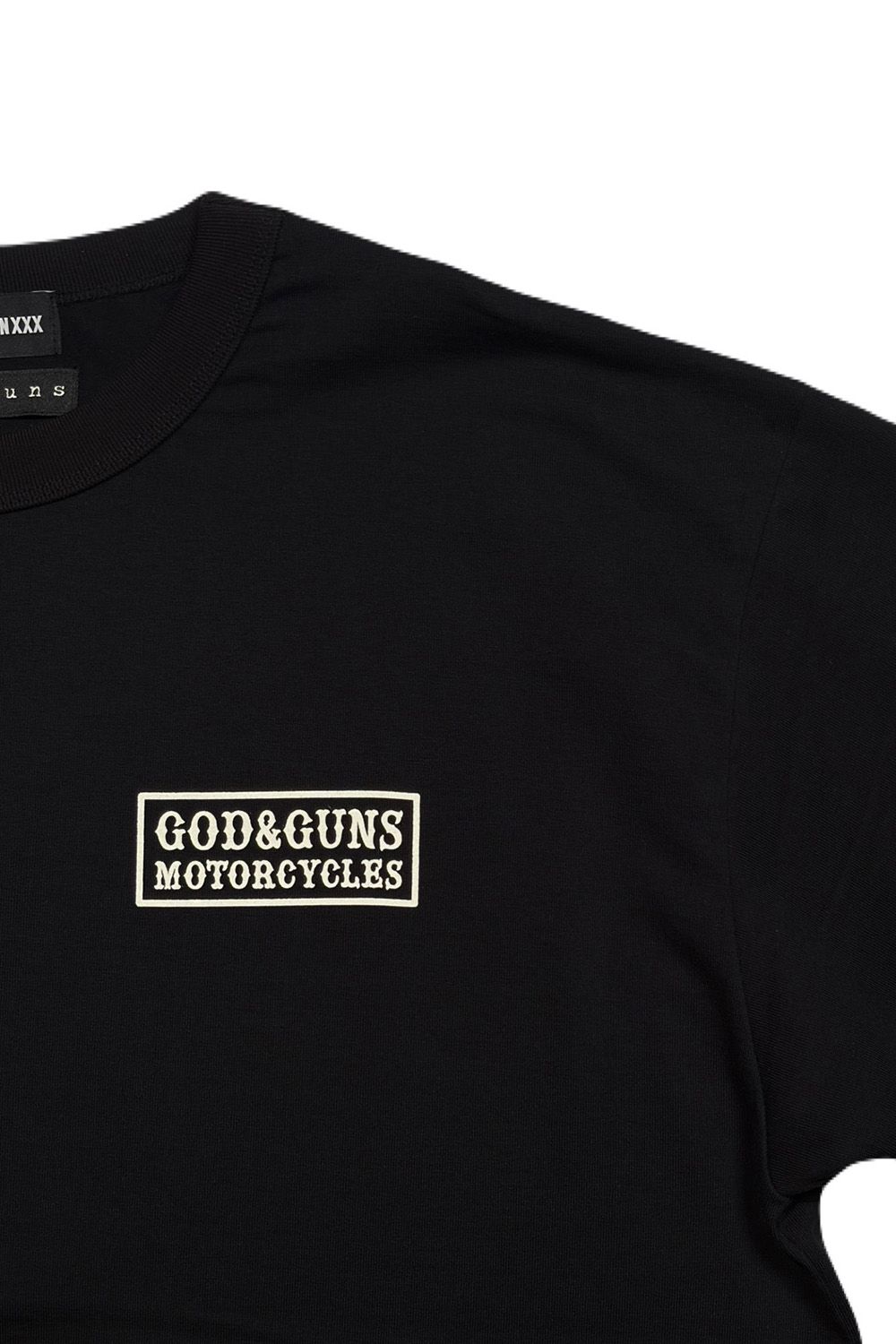 GOD SELECTION XXX × roarguns TRIPLE GUNS EMBLEM LAYERED T-SHIRT / ゴッドセレクション ロアーガンズ コラボレーション レイヤード ロングスリーブT