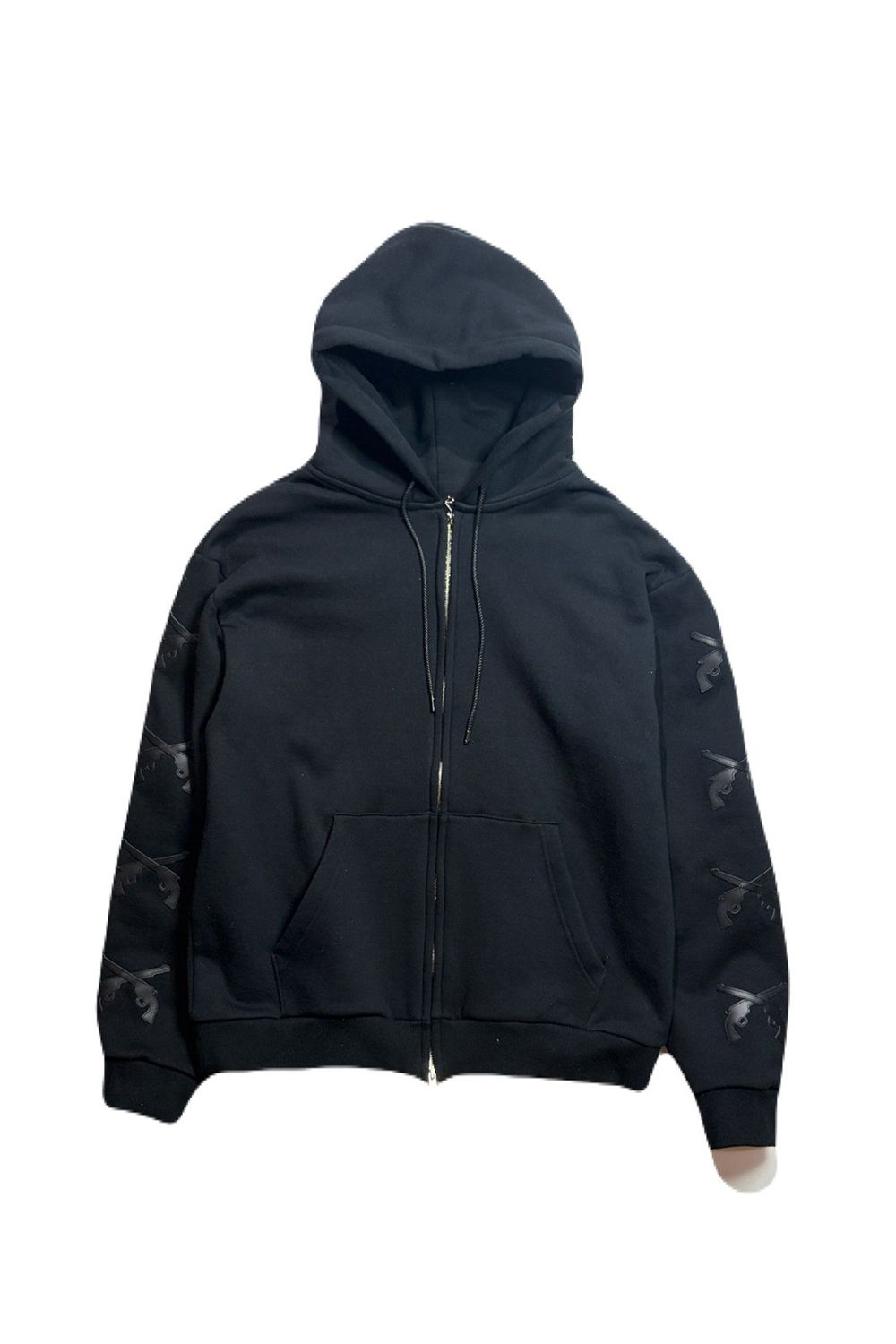 LEATHER PATCH HOODIE / レザー パッチ フーディ