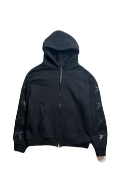 LEATHER PATCH HOODIE / レザー パッチ フーディ