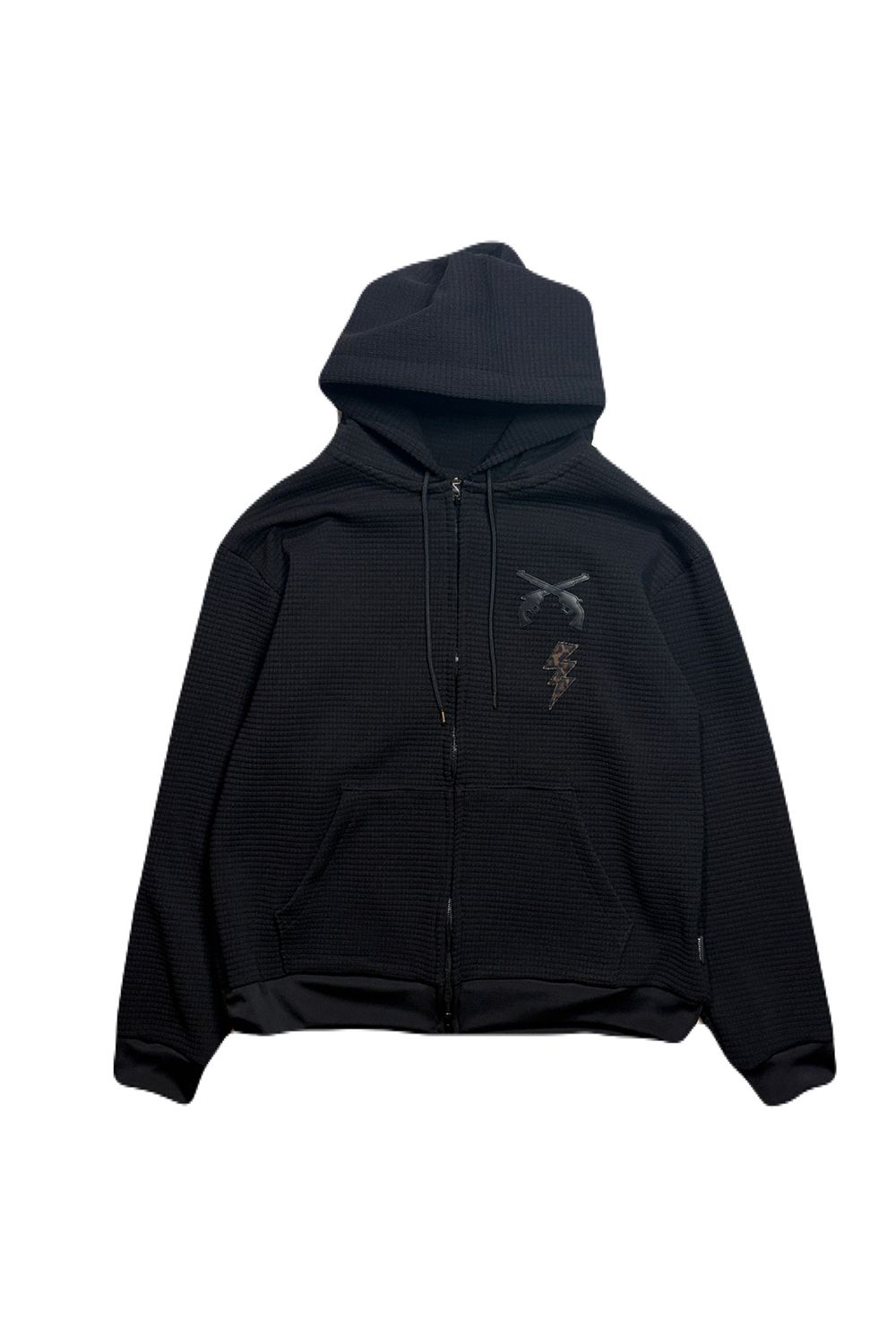 PATCH WAFFLE HOODIE / パッチ ワッフル フーディ