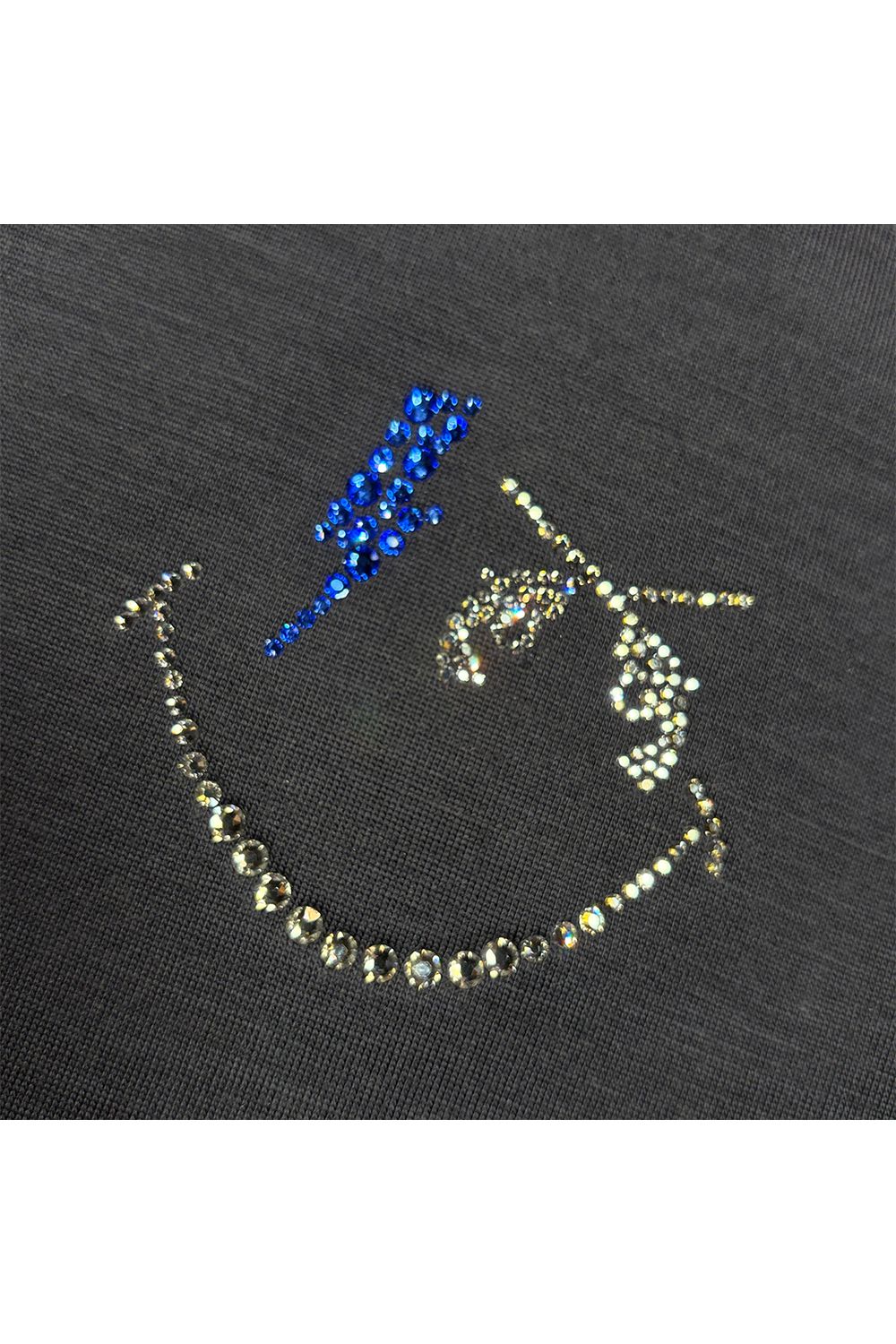 WO/JER S/TEE SMI/SWA / ウールジャージ スマイル スワロフスキー ショートスリーブ Tシャツ