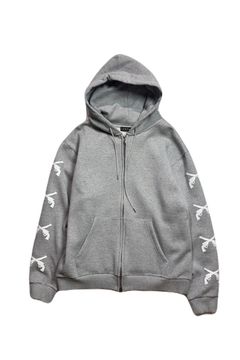 LEATHER PATCH HOODIE / レザー パッチ フーディ