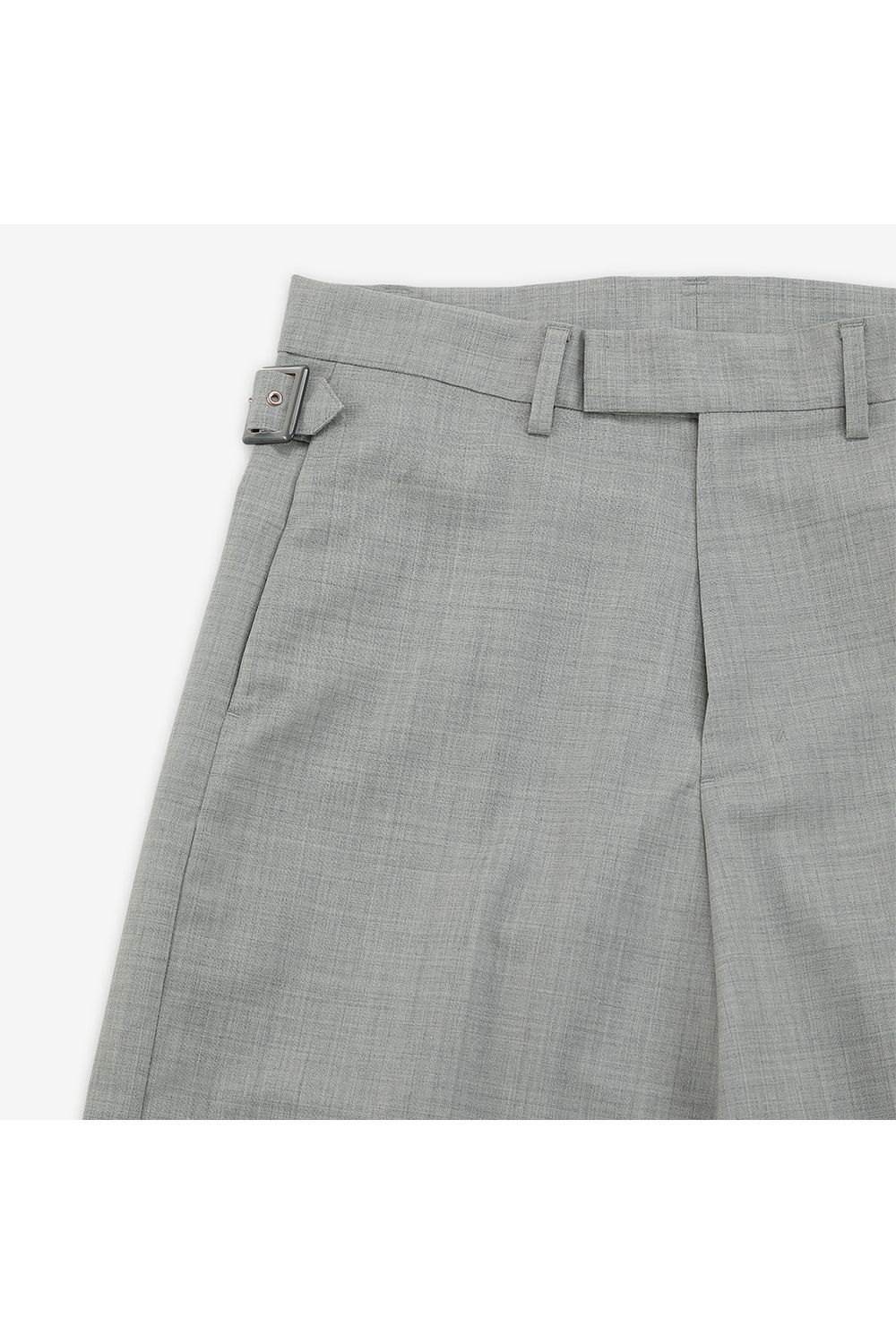 Tropical wool side buckle slacks / トロピカルウール サイドバックル スラックス