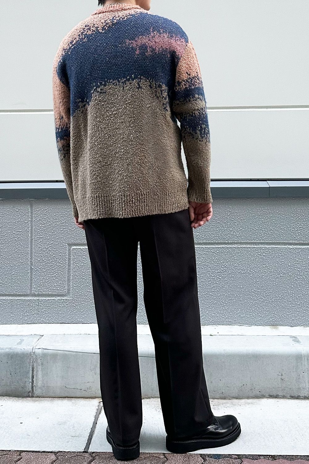 meagratia Lace tape denim BL Style②