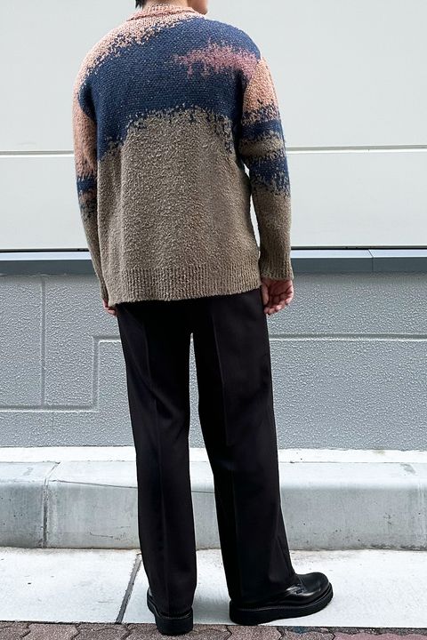 meagratia Lace tape denim BL Style②