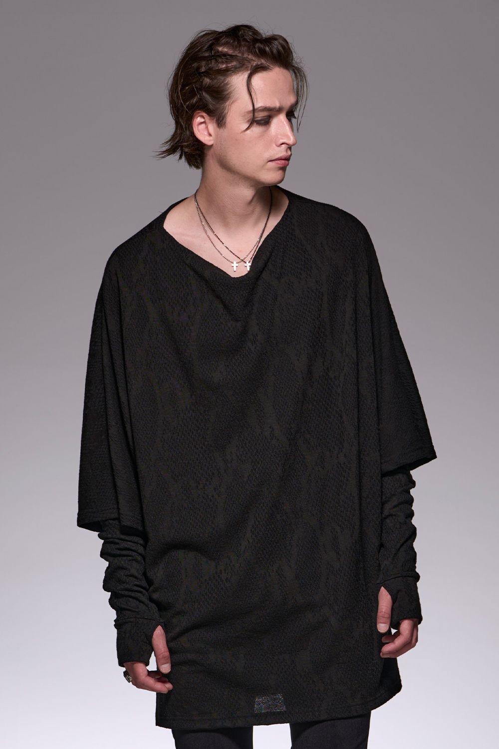 新品　函館　MAGURODAISUKI　Tシャツ　黒　en4　M　シェーン着用 MM24FW-DR029BK-01?$VS_1500$
