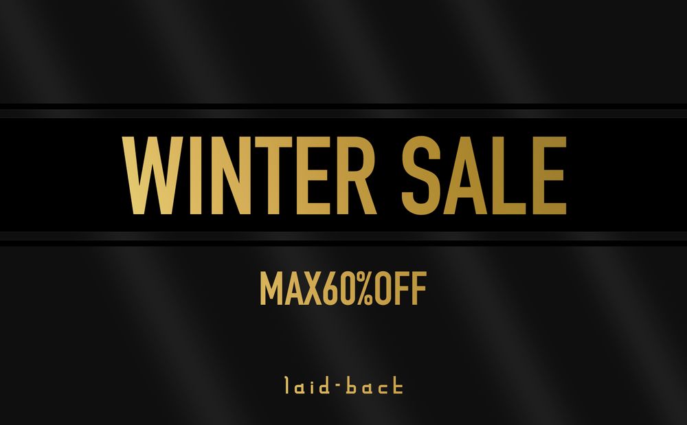 WINTER SALE 開催中！＆年末年始の営業についてのご案内です！