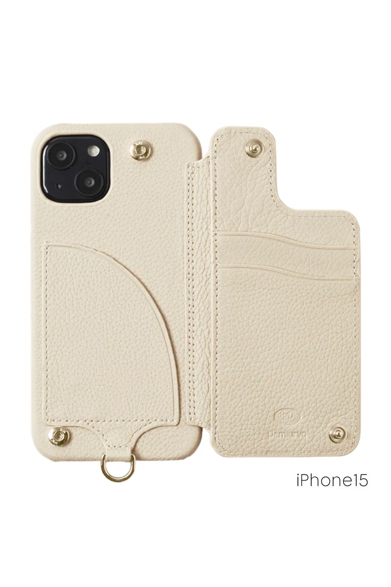 DEMIU POCHE FLAT iPhone16Pro ベージュ POCHE FLAT iPhone16Pro