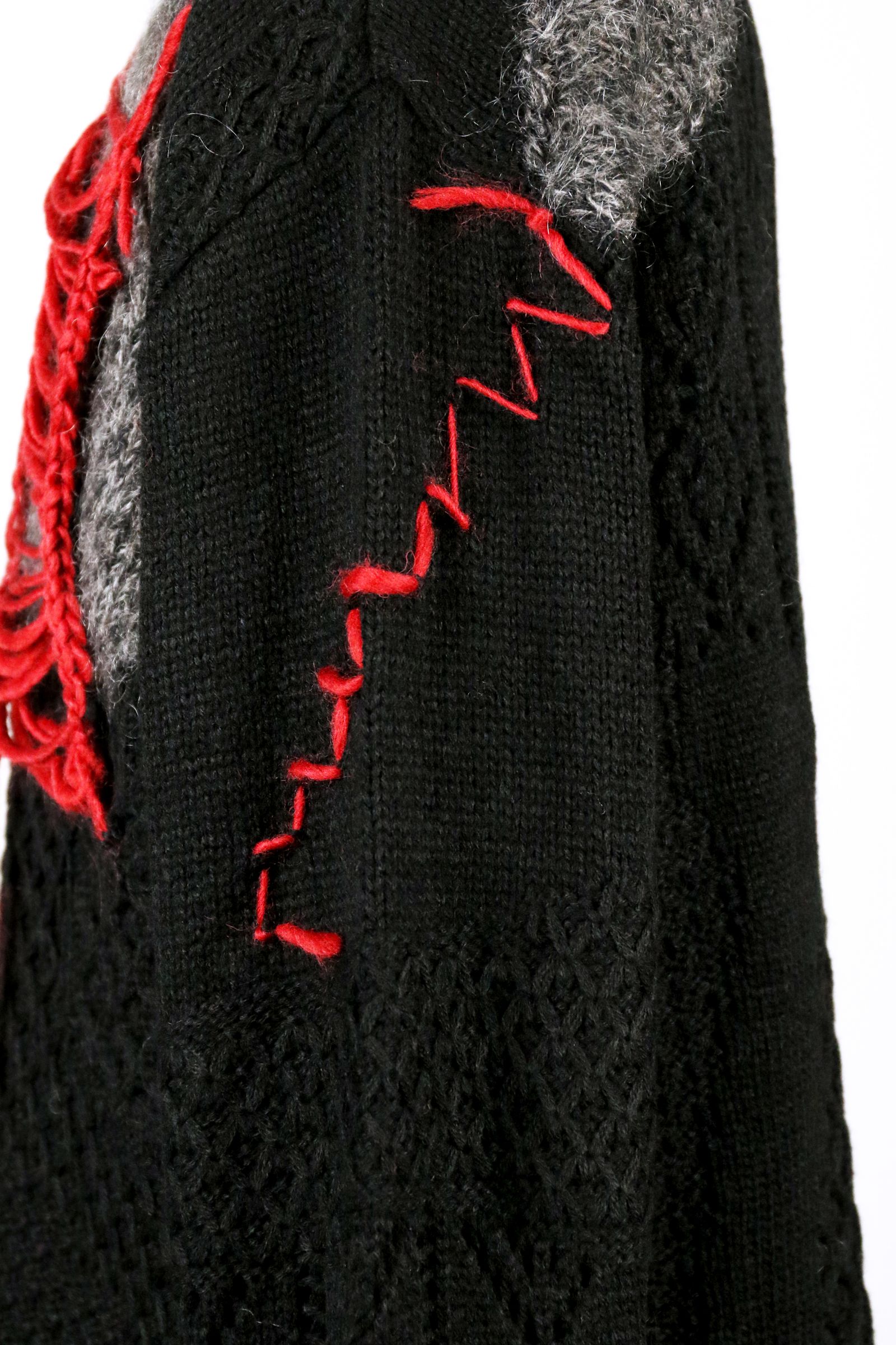 Mixed fur knit P/O / ミックス ファー ニット プルオーバー