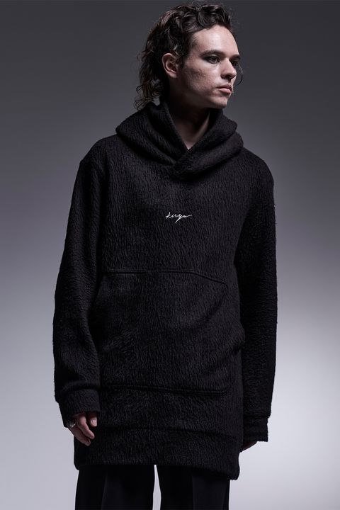Shaggy Jersey Loose Hoodie / シャギージャージー ルーズフーディー