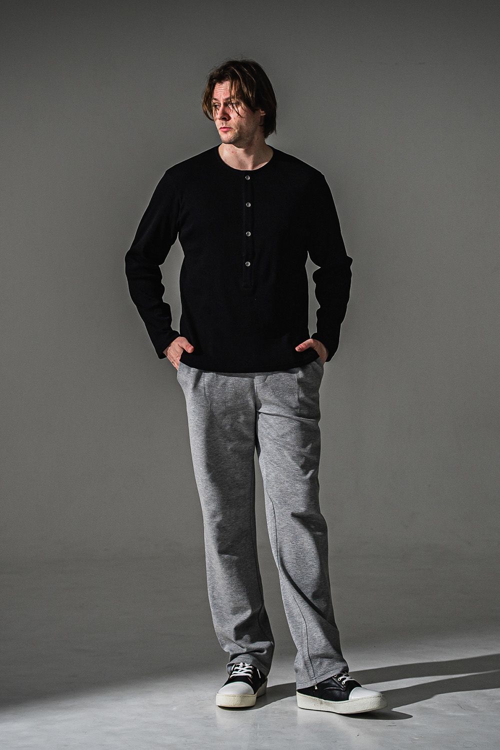 CHRIS EASY WIDE TUCK PANTS / ブリスターニット クリス イージー ワイドパンツ