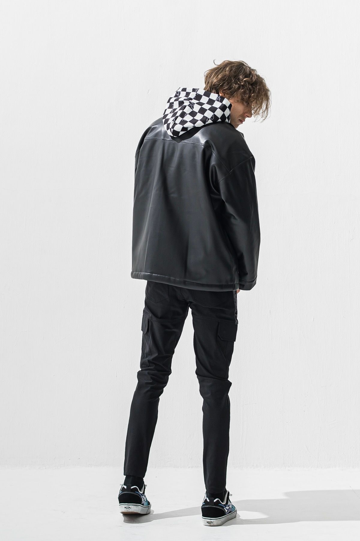 CHECKER FLAG FLEECE HOODIE / チェッカーフラッグフリースフーディ