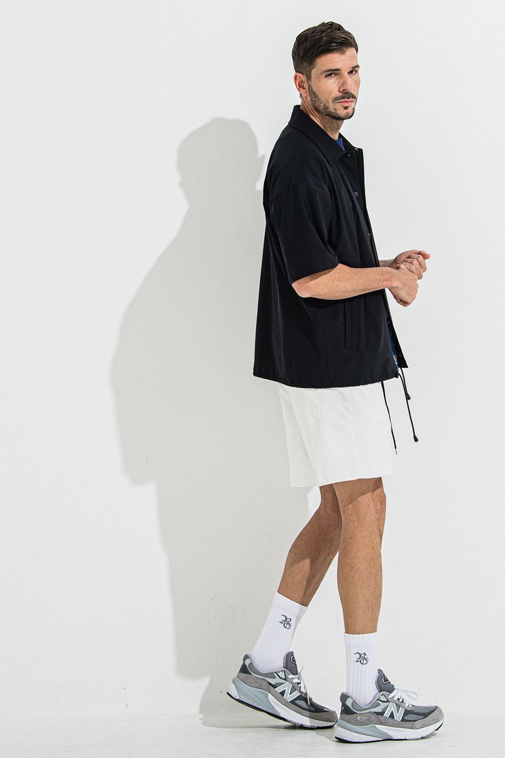 NYLON HALF COACH JACKET / ナイロン ハーフ コーチジャケット