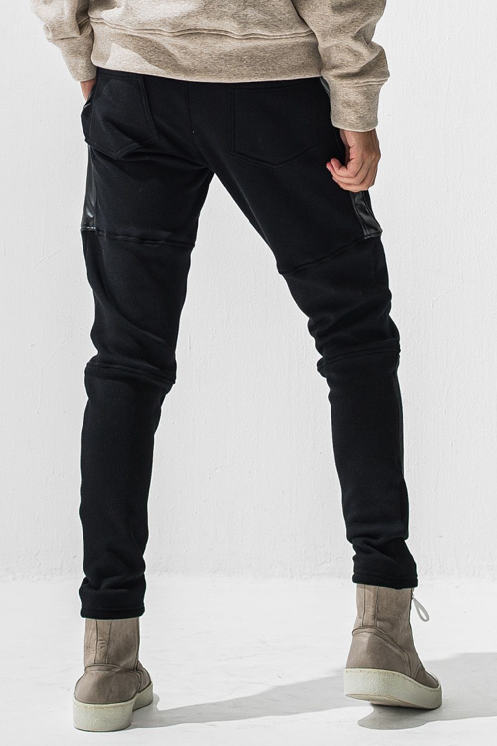 VELOURS FLEECE JT PT /  ベロア フリース 1タック ライン パンツ