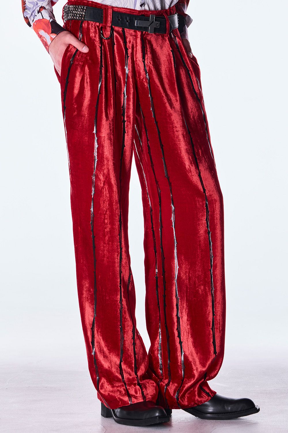 TOGE Velvet Wide Slacks / トゲ ベルベット ワイド スラックス