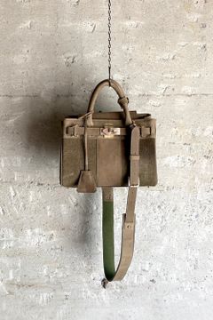 TOTE(SS) KAHKI - REMAKEVINTAGE / トート(SS)