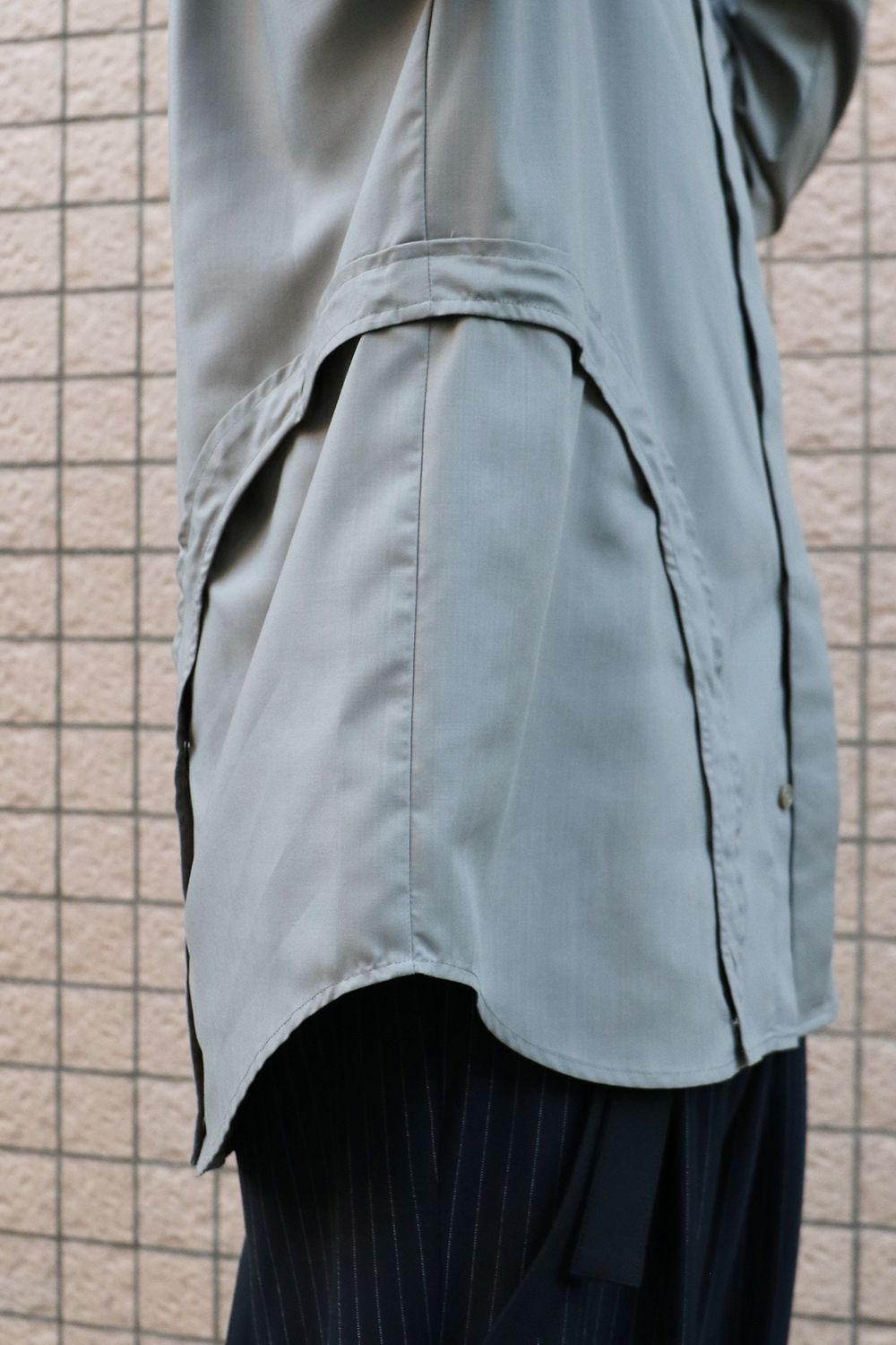 Multi-way snap button shirt / マルチウェイ スナップボタン シャツ