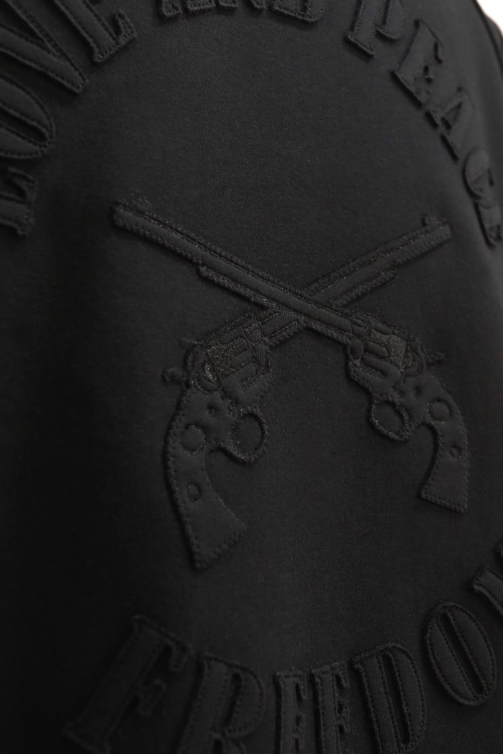 RAZOR CUT EMB SWEAT / レーザーカット エンブロイダリー スウェット