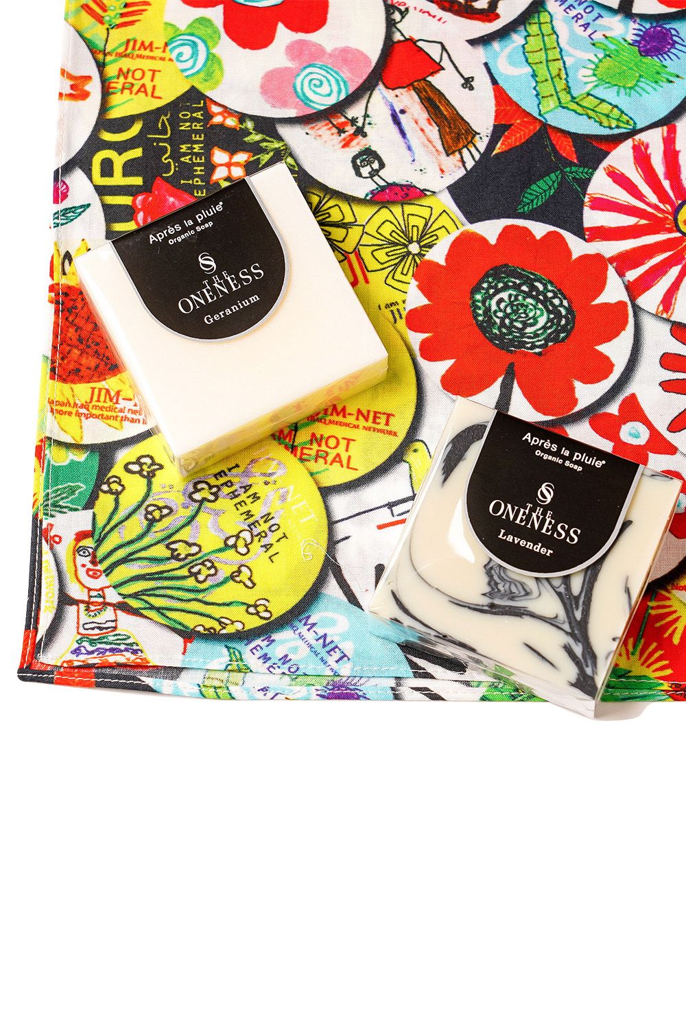 THE ONENESS × Après la pluie EDEN BANDANA & SOAP SET / ザ ワンネス アプレ ラ プリュイ バンダナ オーガニックソープ セット