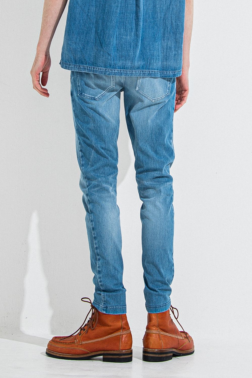 DENIM JERSEY CHRIS EASY TUCK PT / デニム ジャージ クリス イージー タック パンツ