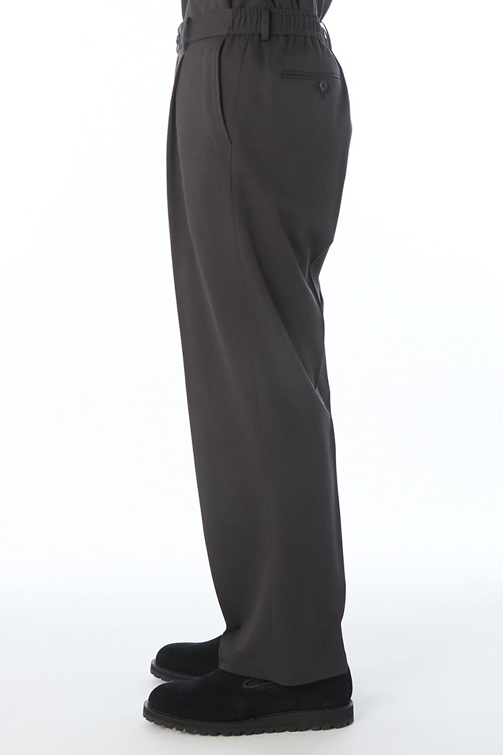 N.HOOLYWOOD COMPILE 1TUCK TROUSERS / エヌハリウッド コンパイル 1タック トラウザーズ