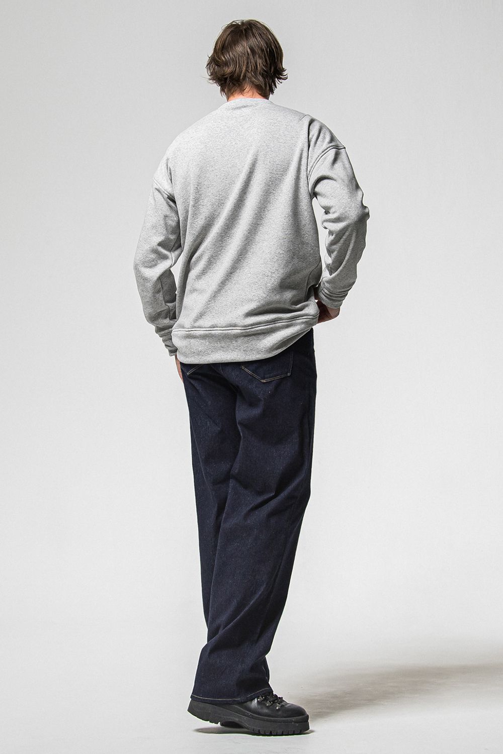 FRIDAY STANDARD LOGO VELOURS FLEECE TRINER / FRIDAYコラボ スタンダードロゴ 裏ベロアフリーストレーナー