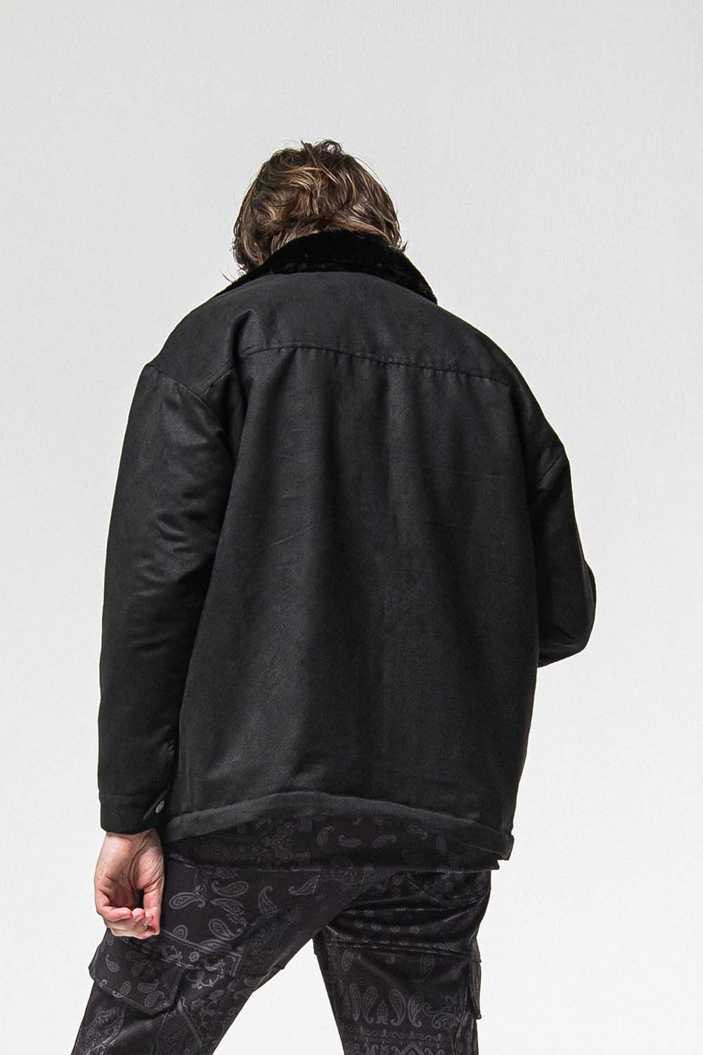 SUEDE FUR COVER ALL / スウェード ファー カバーオール