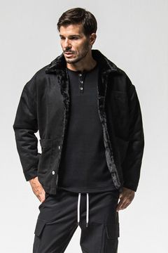 SUEDE FUR COVER ALL / スウェード ファー カバーオール