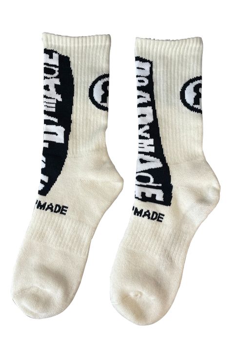 3P LOGO CREW SOCKS / スリー ペア ロゴ クルー ソックス