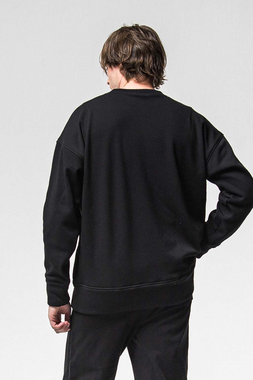 RC CHENILLE VELOURS FLEECE DROP TRINER / RC サガラ刺繍ワッペン ベロア フリース ドロップ トレーナー