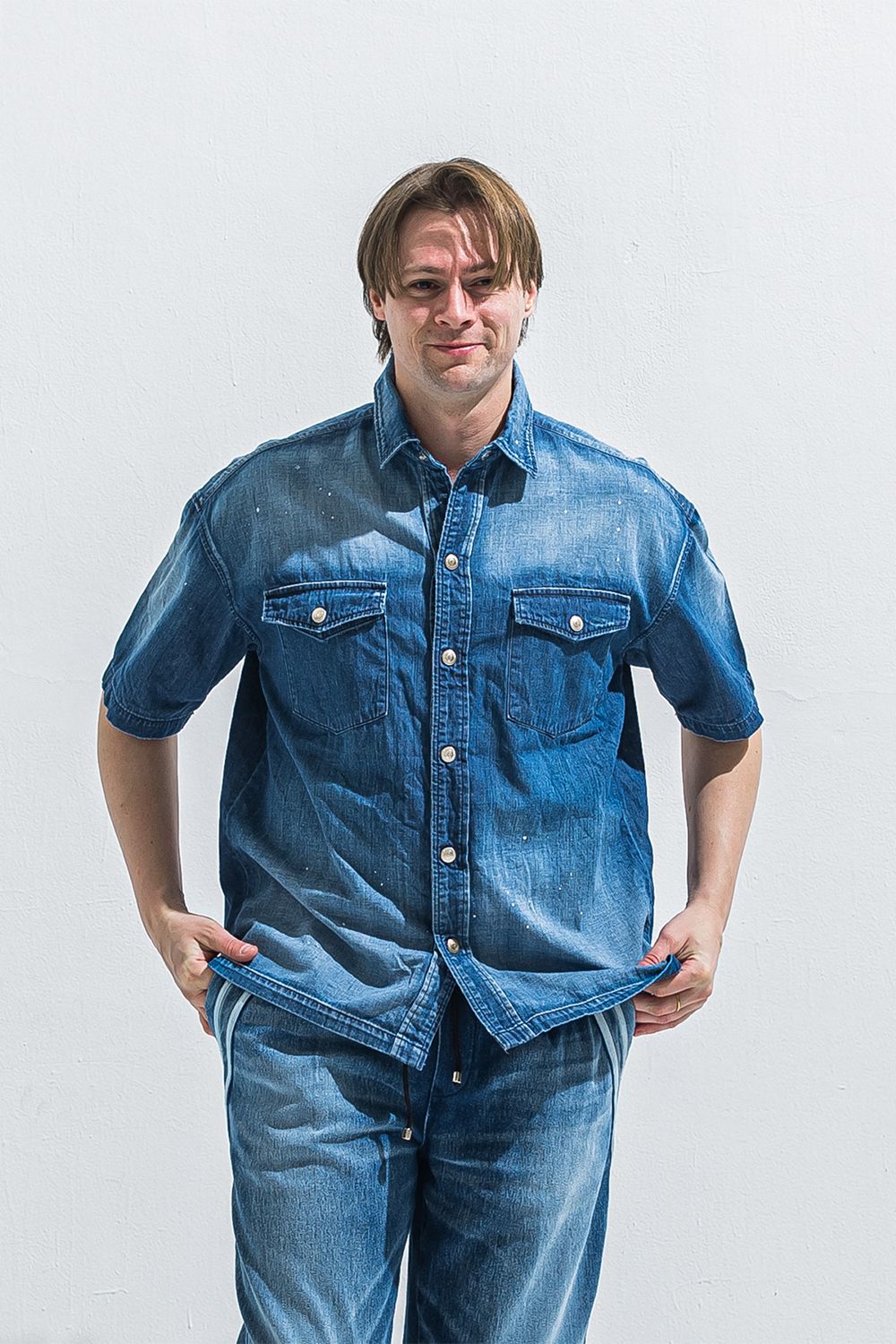 HALF DENIM SHIRTS / ハーフ デニム シャツ