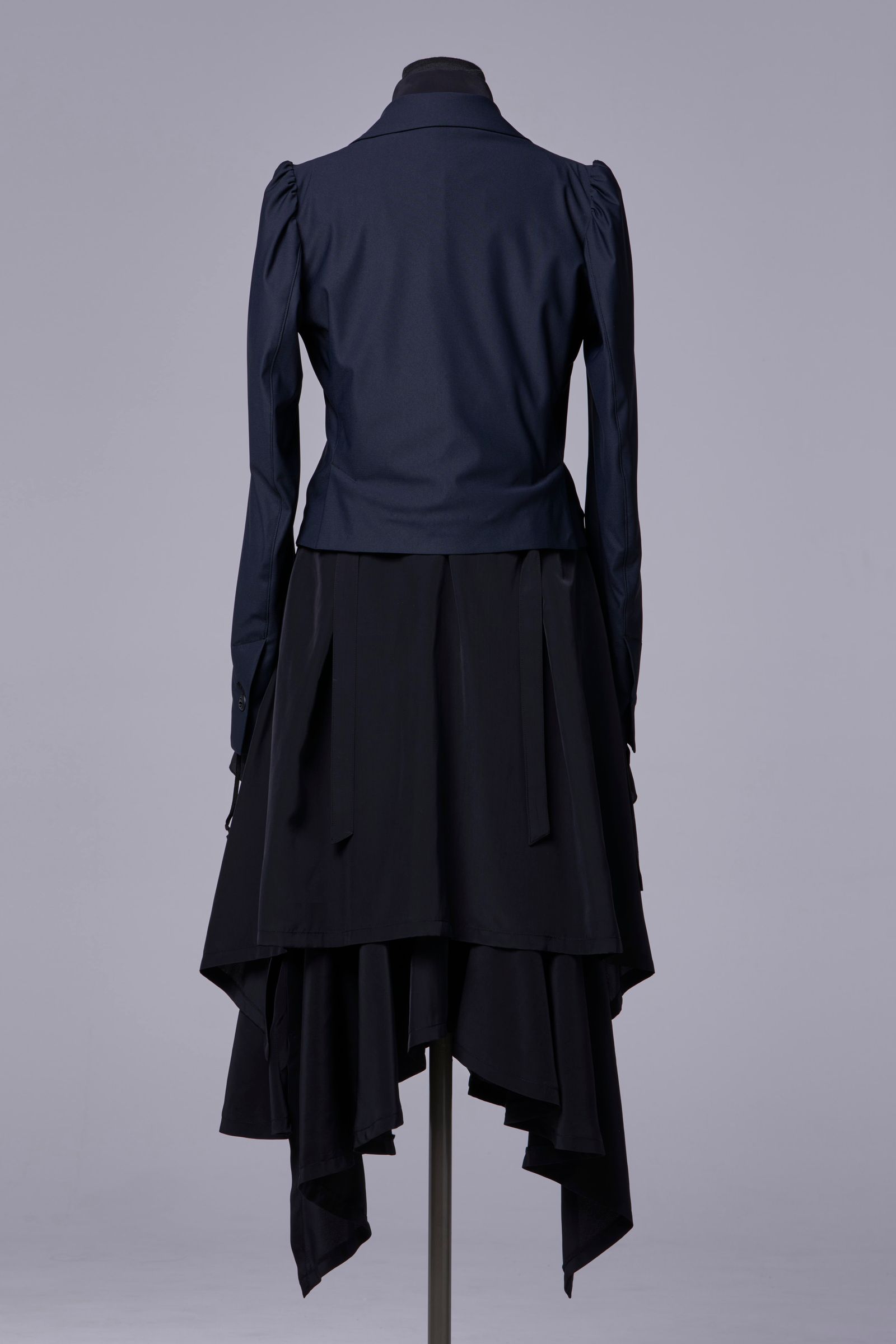 RecyclePE Jersey Puff Shoulder Short Jacket / パフショルダー ショートジャケット