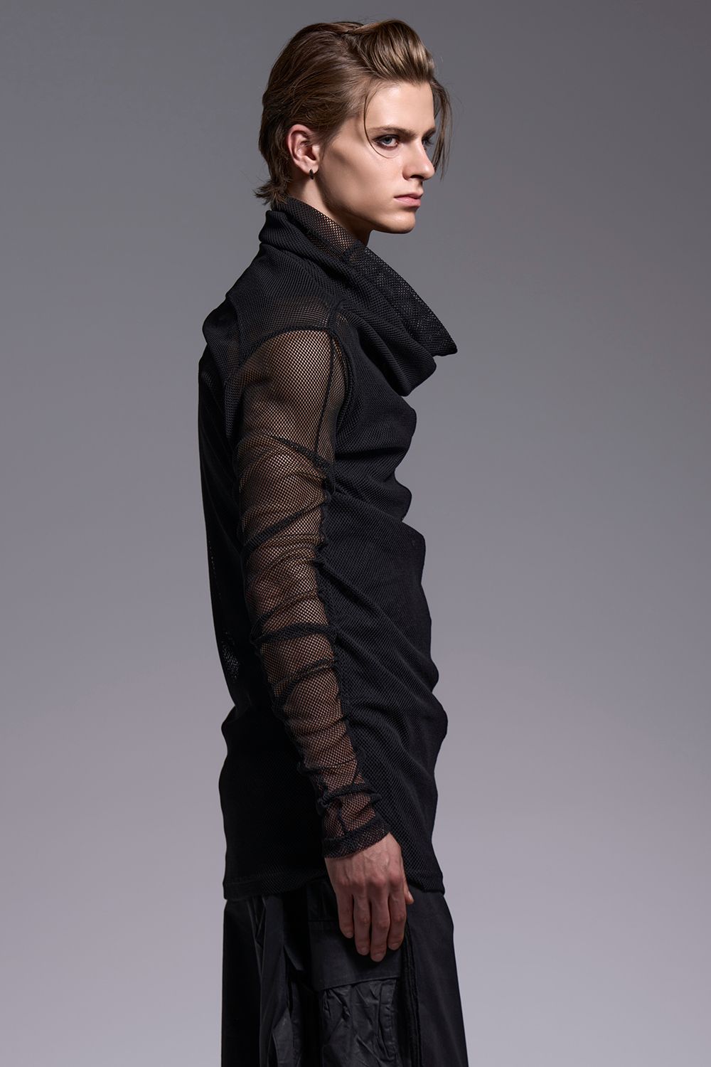 Mesh Loose High Neck / メッシュ ルーズハイネック