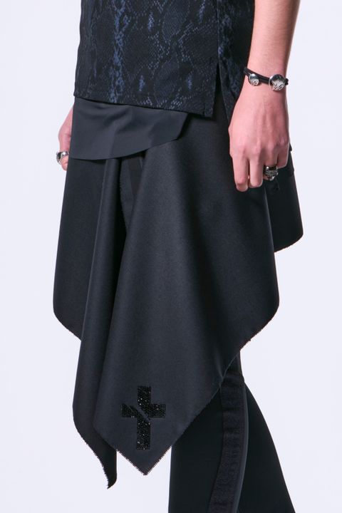 72Saxony Hip Hung Muffler / サキソニーウール ヒップハングマフラー