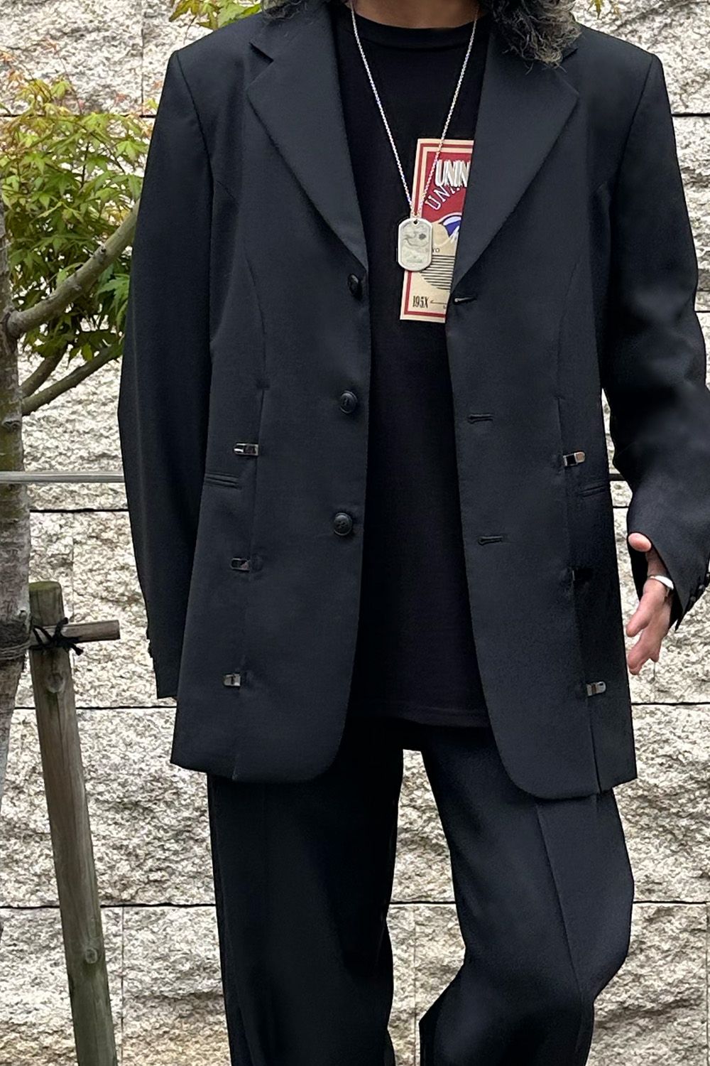 meagratiaのジャケット＆スラックスを着用したコーディネート！