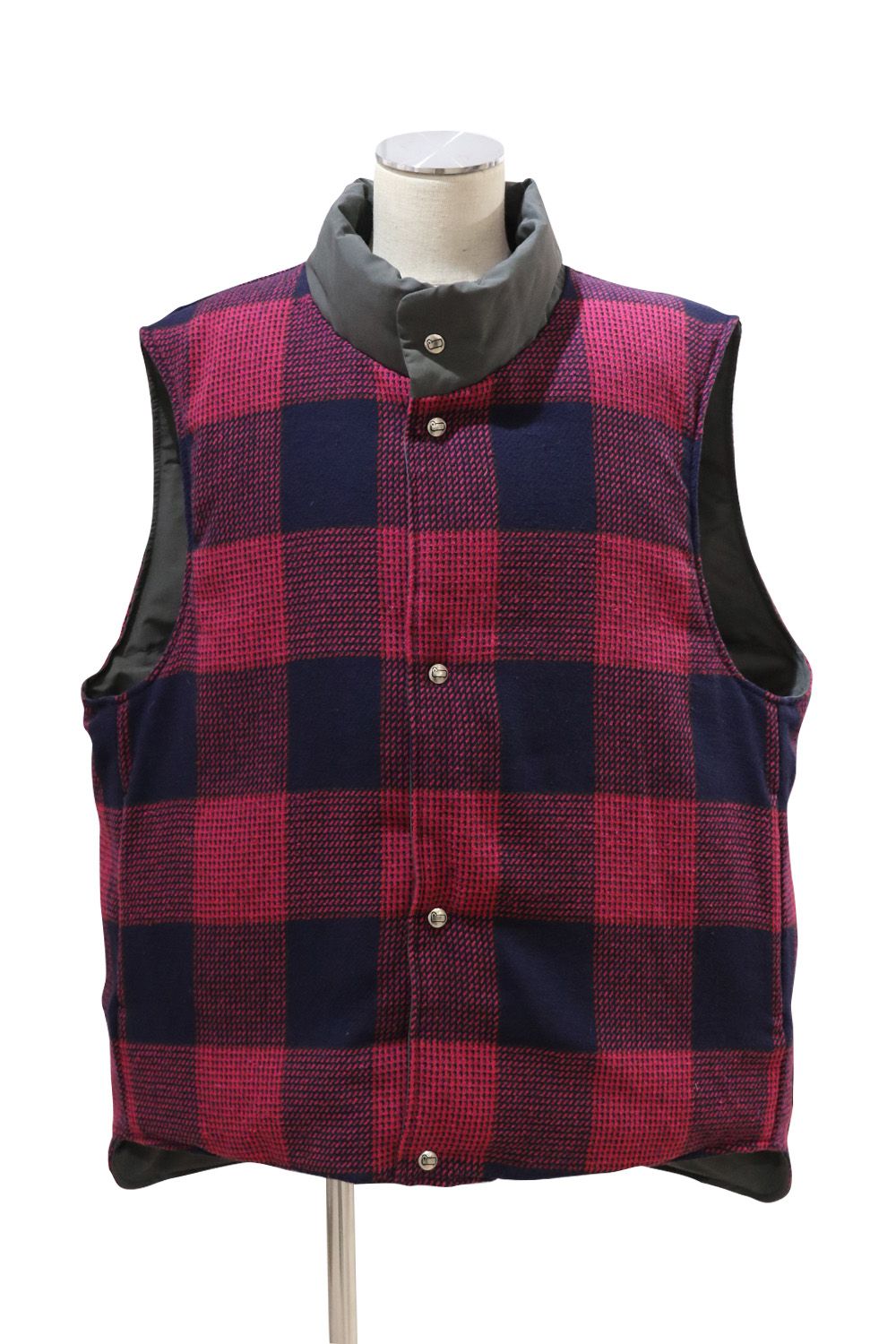 N.HOOLYWOOD COMPILE × WOOLRICH REVERSIBLE VEST ...