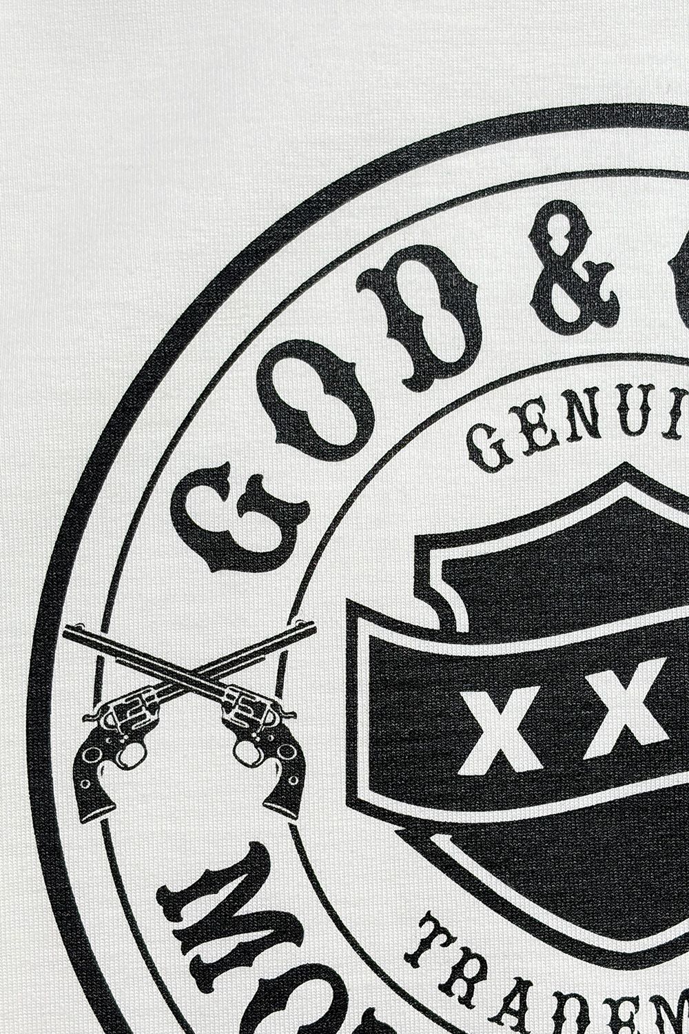 GOD SELECTION XXX × roarguns CIRCLE LOGO LAYERED T-SHIRT / ゴッドセレクション ロアーガンズ コラボレーション レイヤード ロングスリーブT