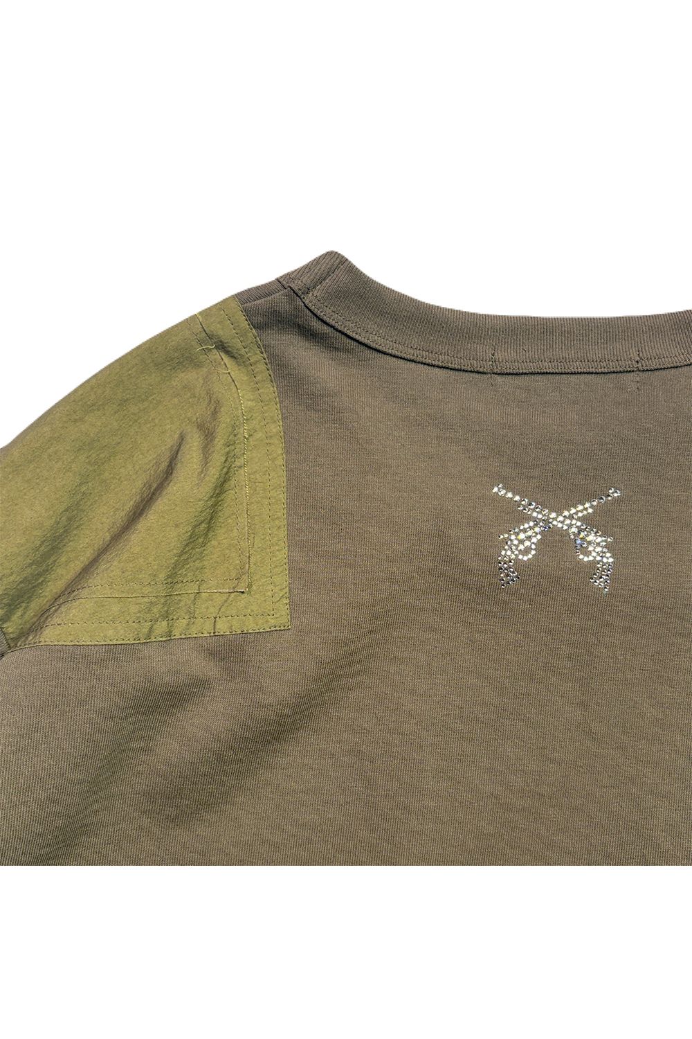 MILITARY L/S T CRY / クロスガン クリスタル ミリタリー ロングスリーブ Tシャツ