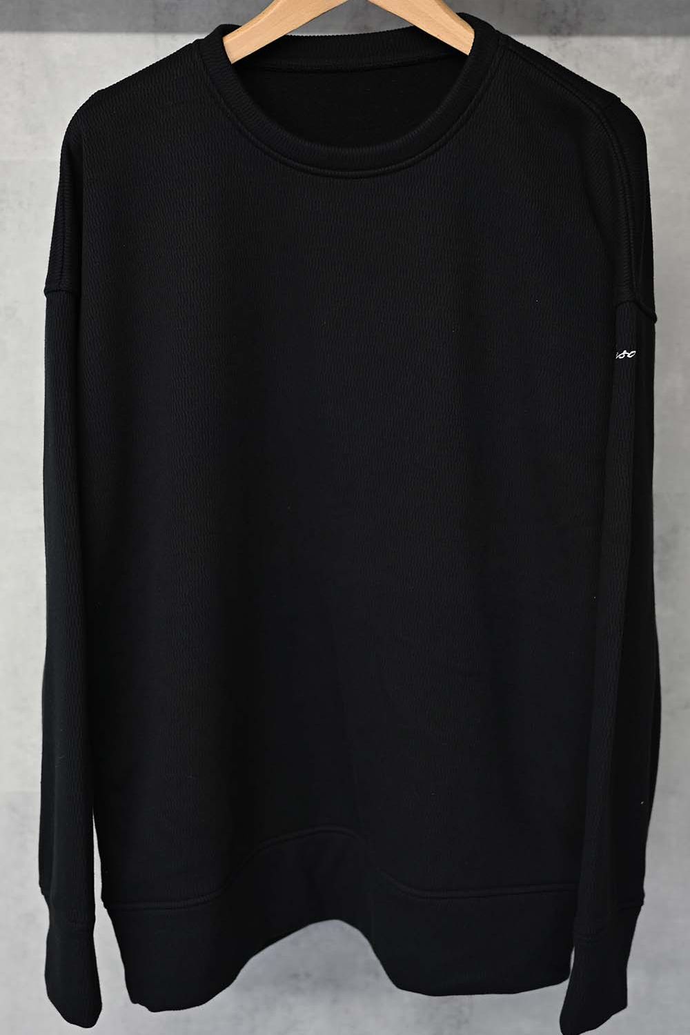 VELOURS FLEECE THERMAL LOOSE TRAINER / ベロア フリース サーマル ルーズ トレーナー