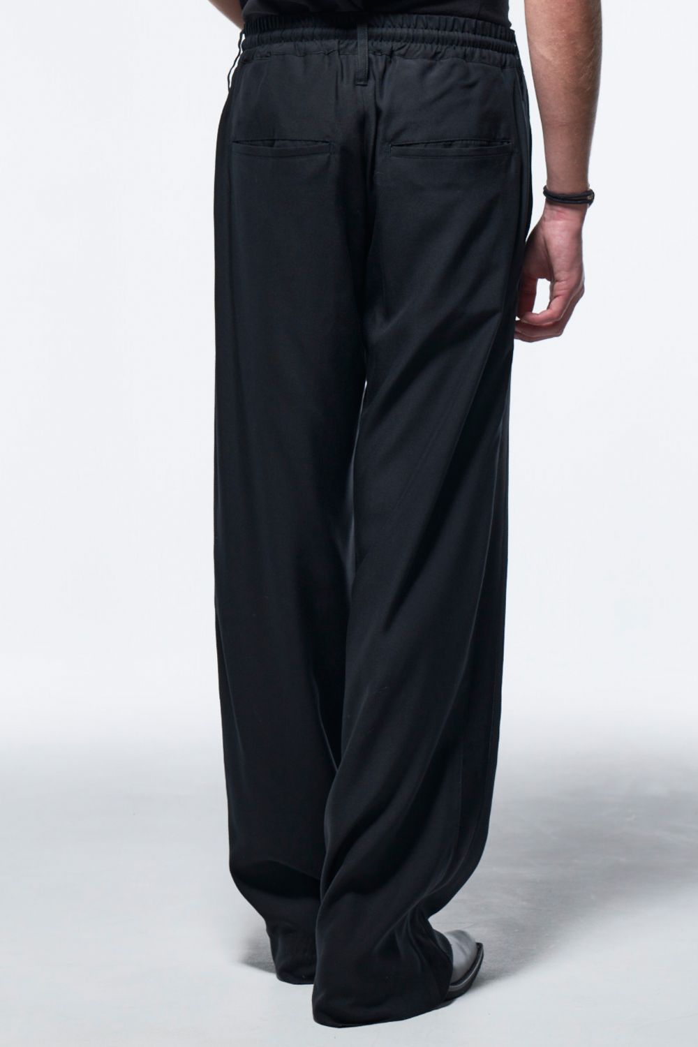 kiryuyrik - Tencel Gabadine Side TP Easy Wide Slacks | laid-back