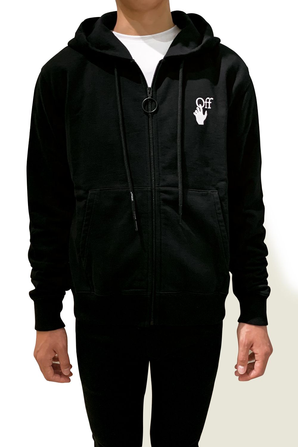 CUT HERE SLIM ZIP Hoodie