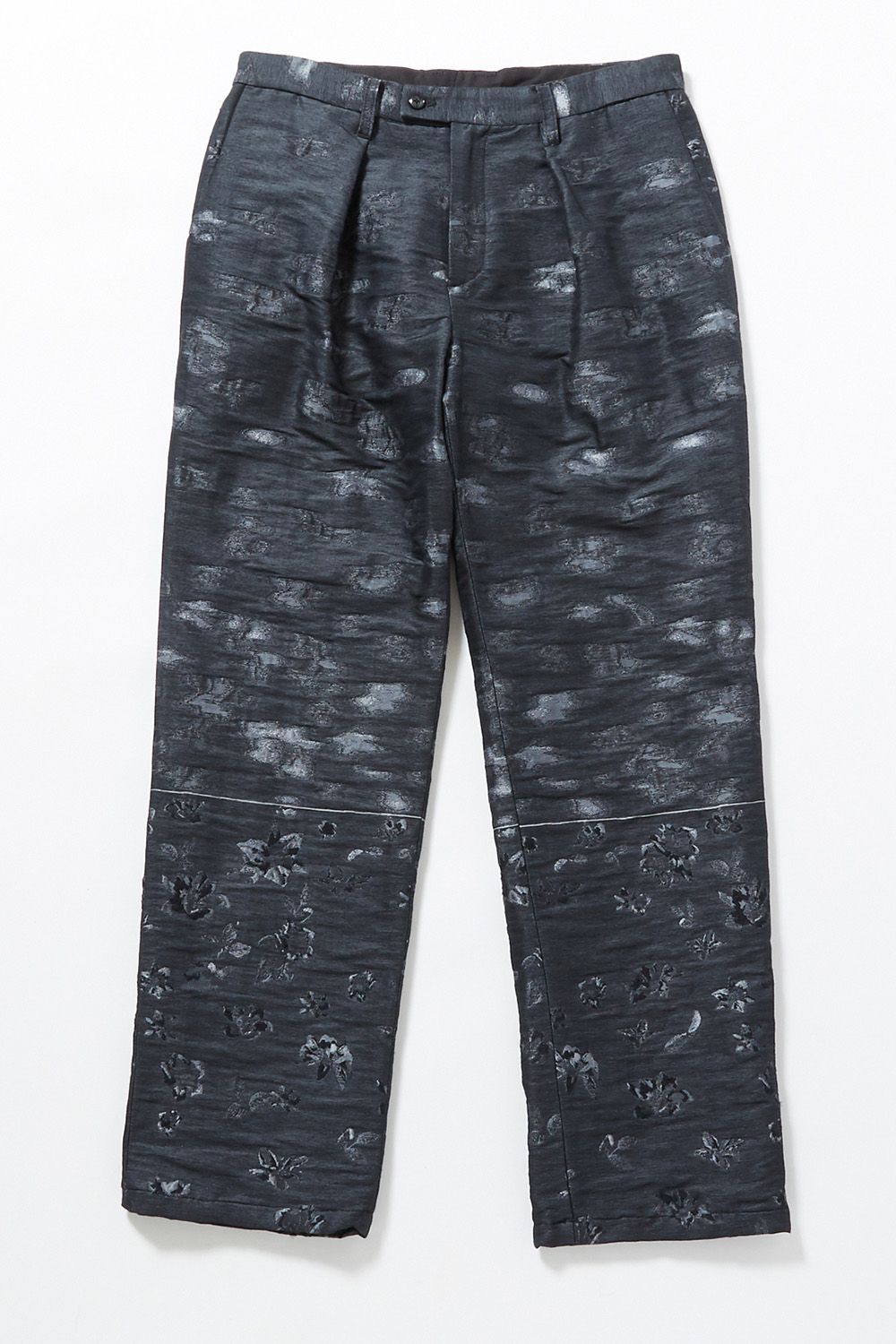 Flower jacquard trousers / フラワー ジャガード トラウザーズ