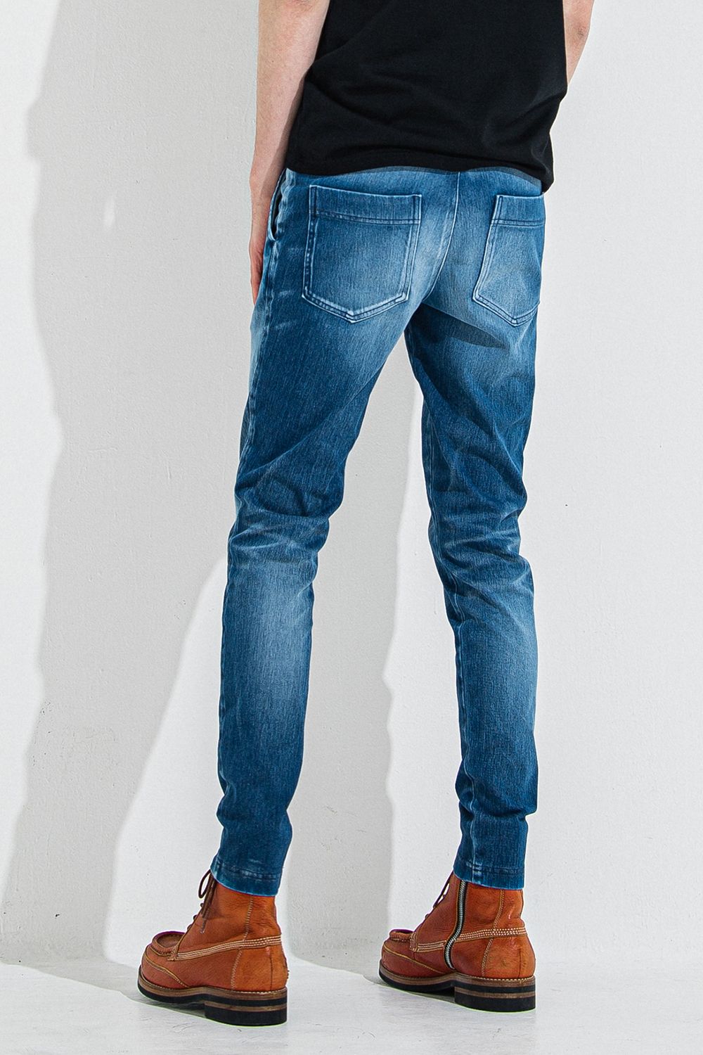 DENIM JERSEY CHRIS EASY TUCK PT / デニム ジャージ クリス イージー タック パンツ