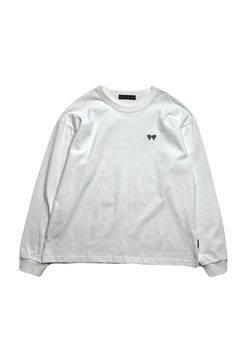 WING EMB PEACE L/S T / ウイングクロスガン エンブロイダリー ピース クリスタル ロングスリーブ Tシャツ