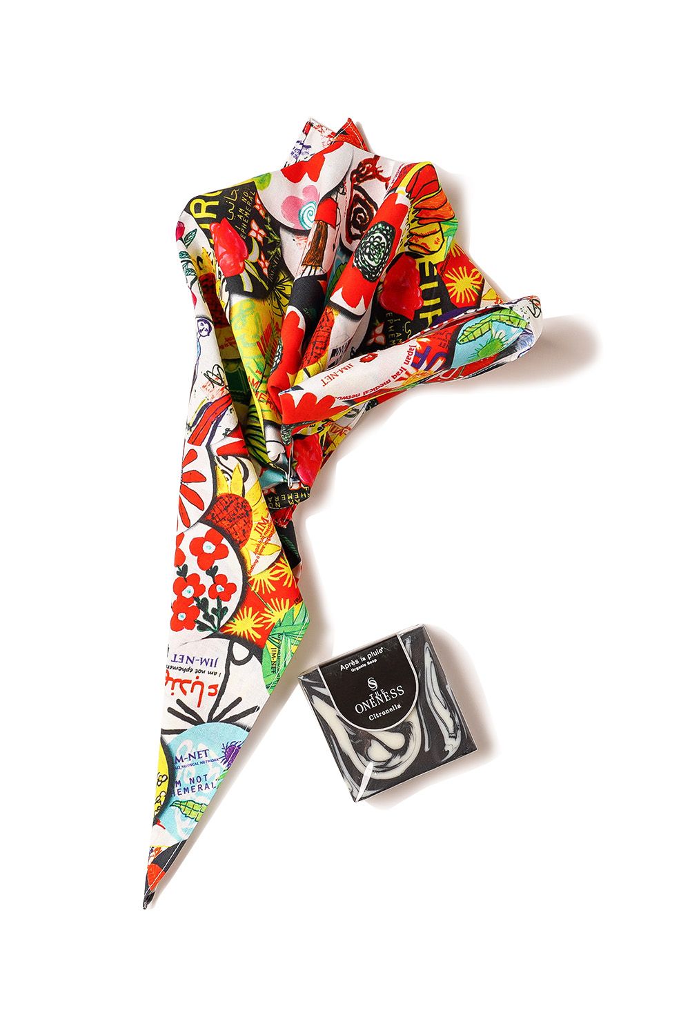 THE ONENESS × Après la pluie EDEN BANDANA & SOAP SET / ザ ワンネス アプレ ラ プリュイ バンダナ オーガニックソープ セット