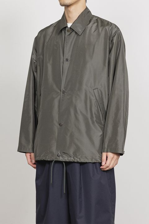SILK TAFFETA COACH JACKET / シルクタフタ コーチジャケット