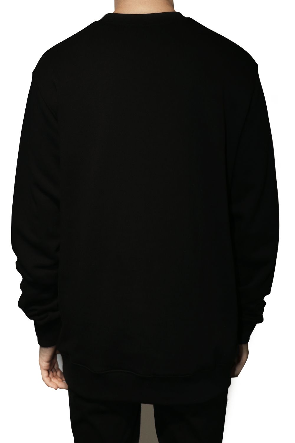 CREW NECK SWEATSHIRT With BRUSHSTROKE LOGO